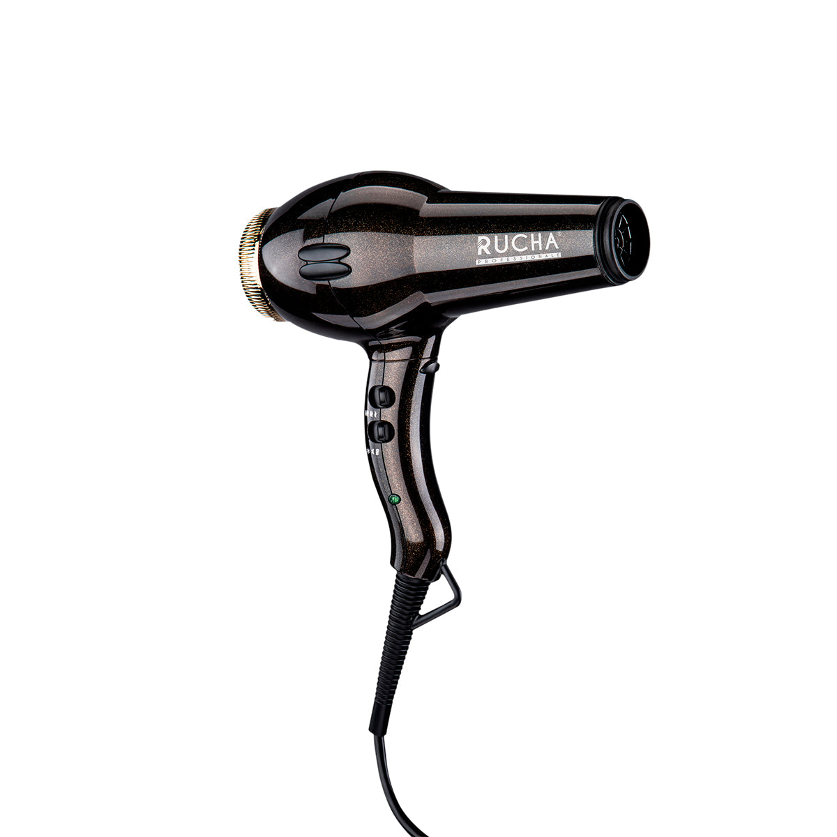 SECADOR RUCHA HURACAN 25.000 IONIC TORNASOL BRILLANTE Y DORADO RUCHA