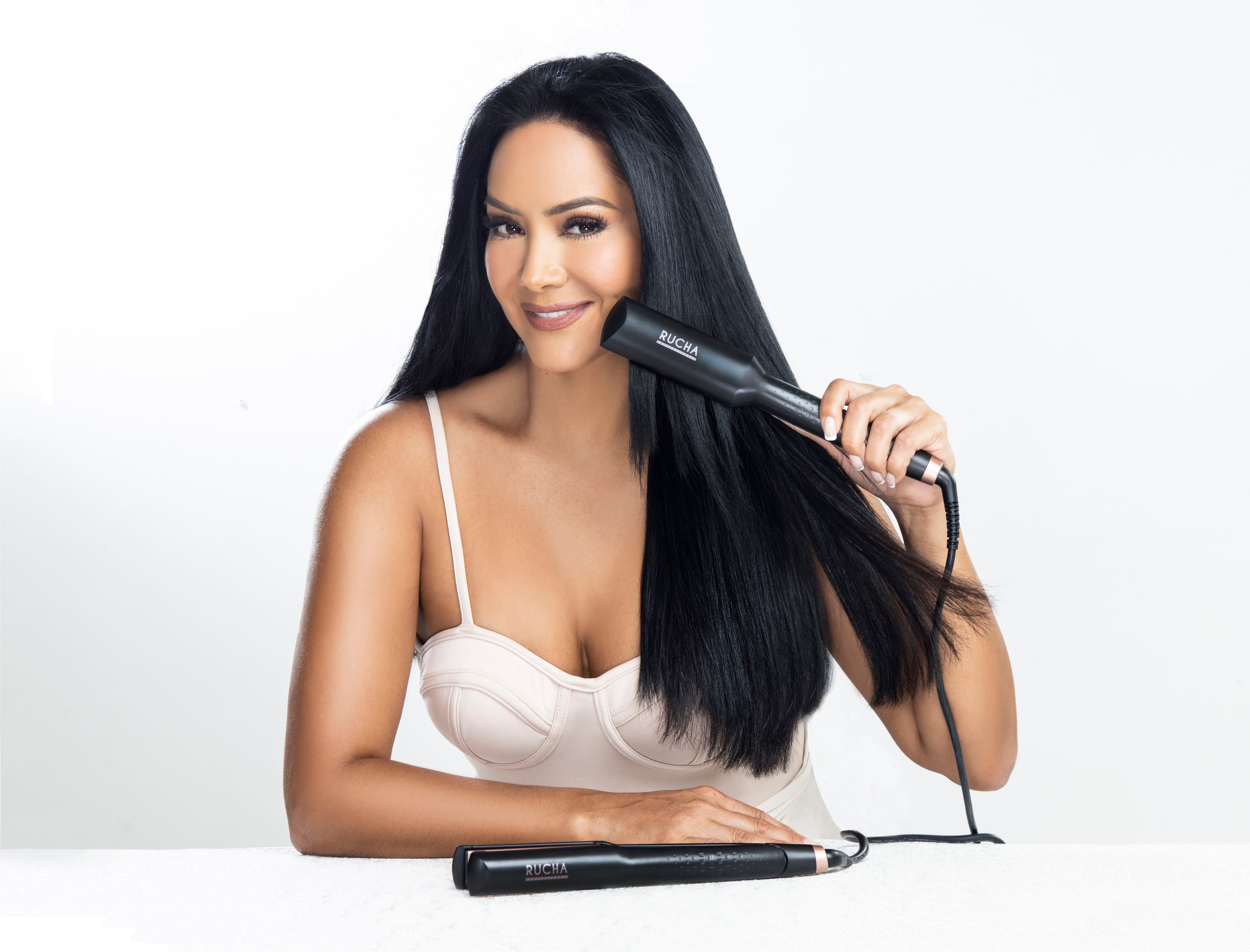 PLANCHA KERATIN 1.5" CON BOLSO RUCHA