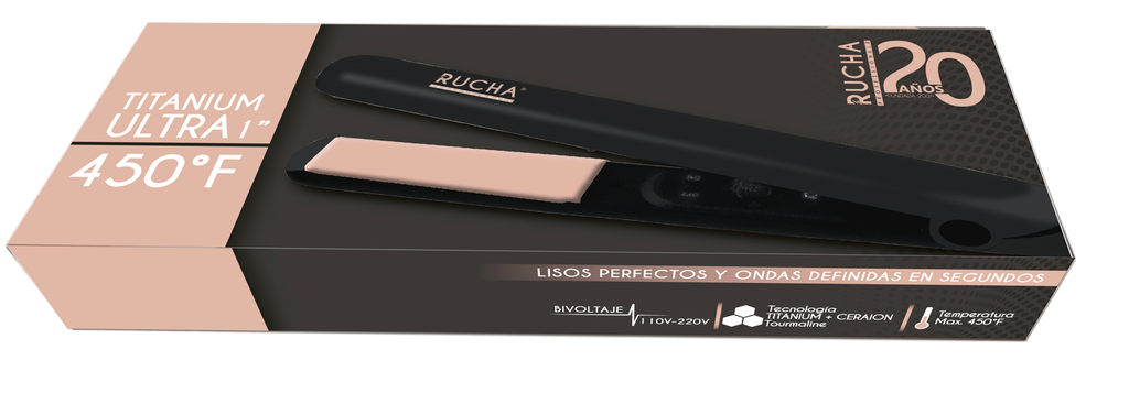 PLANCHA PARA CABELLO TITANIUM ULTRA RUCHA