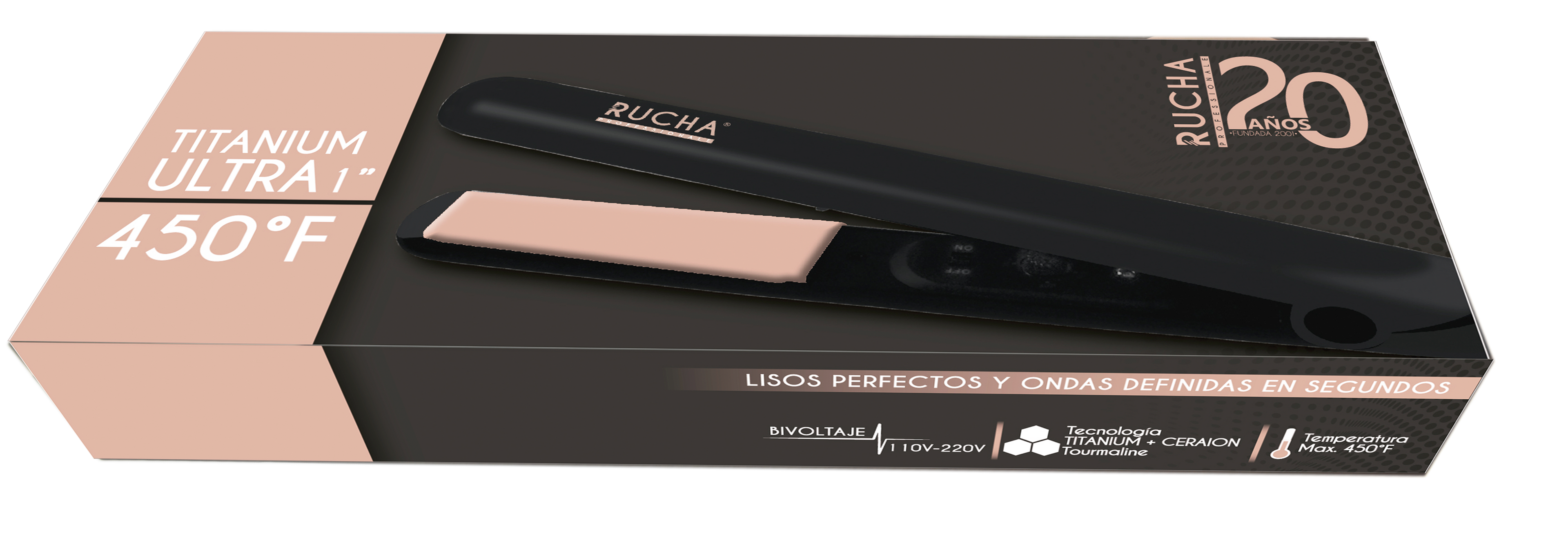 PLANCHA PARA CABELLO TITANIUM ULTRA RUCHA