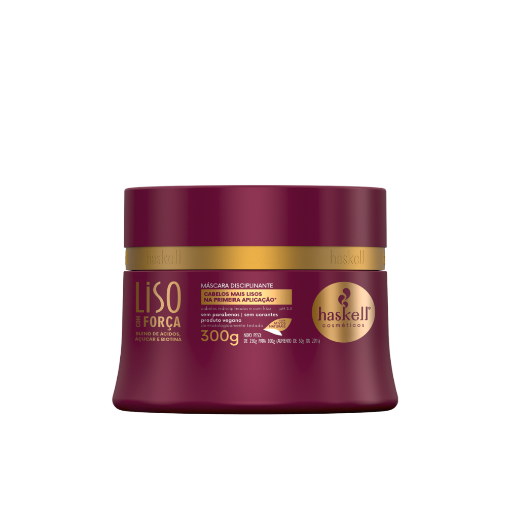MASCARA LISO COM FORCA 300GR HASKELL