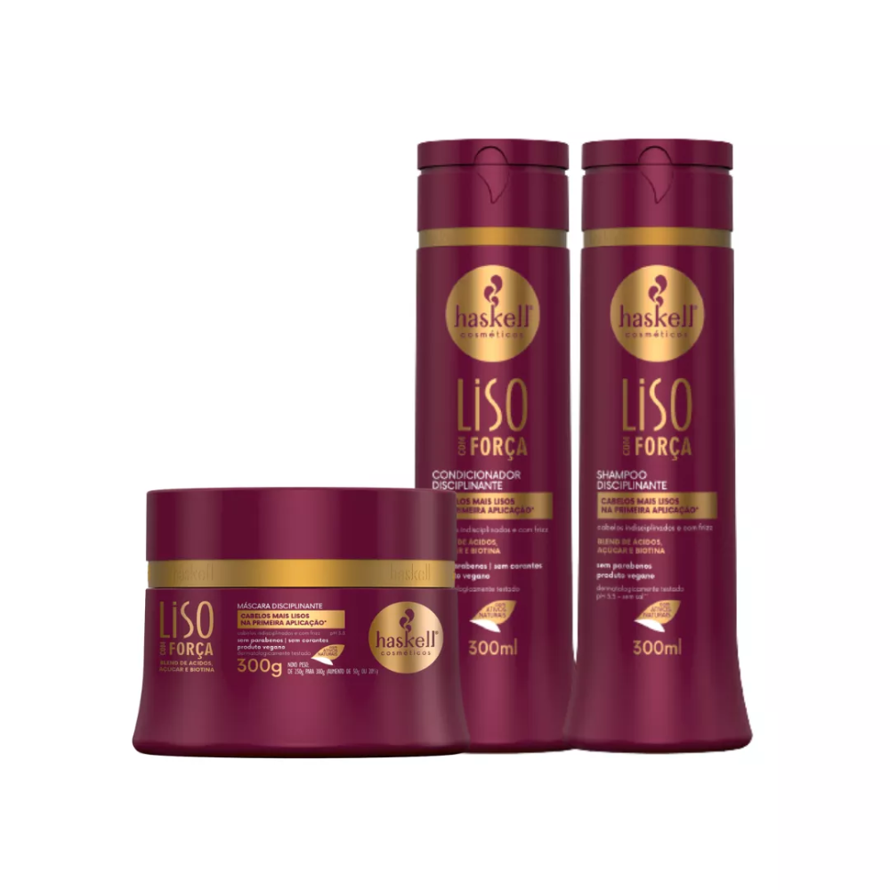 KIT TRATAMIENTO LISO COM FORCA HASKELL