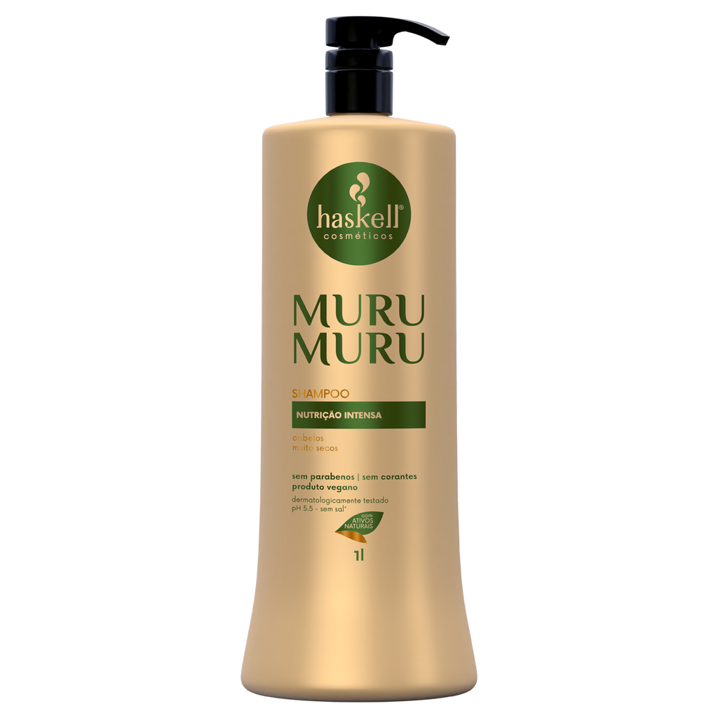 SHAMPOO MURUMURU CON VALVULA 1LT HASKELL