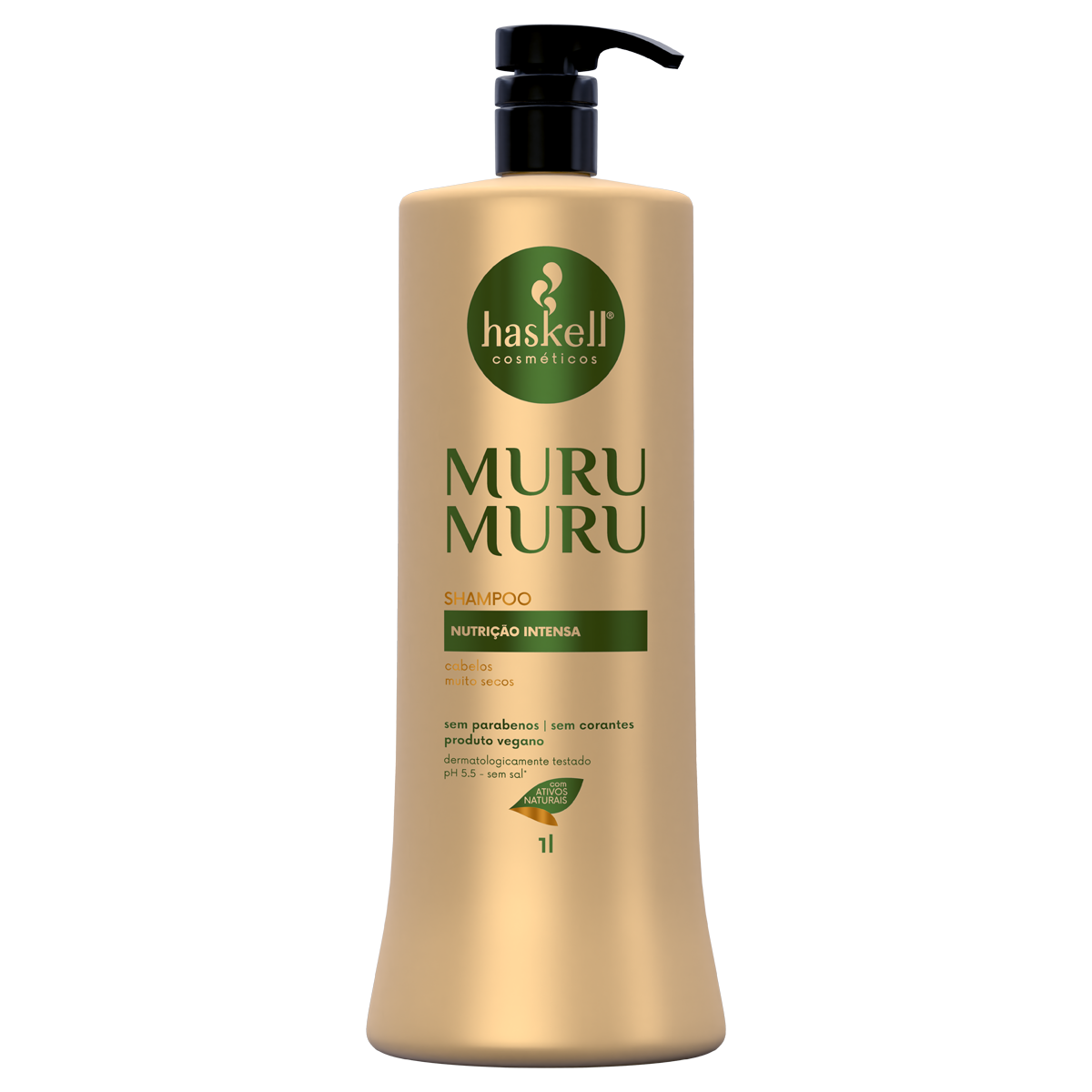SHAMPOO MURUMURU CON VALVULA 1LT HASKELL